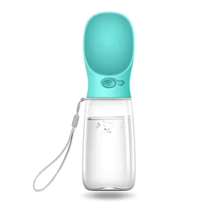 Sticla de apa portabila pentru caini, pisici, 550ml, pentru hidratare animale de companie